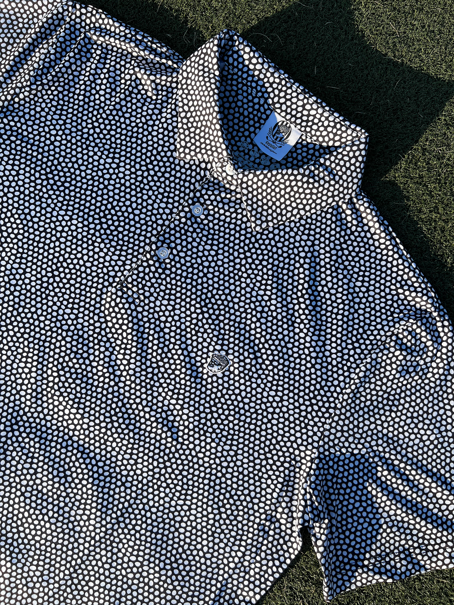 The Klepto Dot Polo - Midnight Black