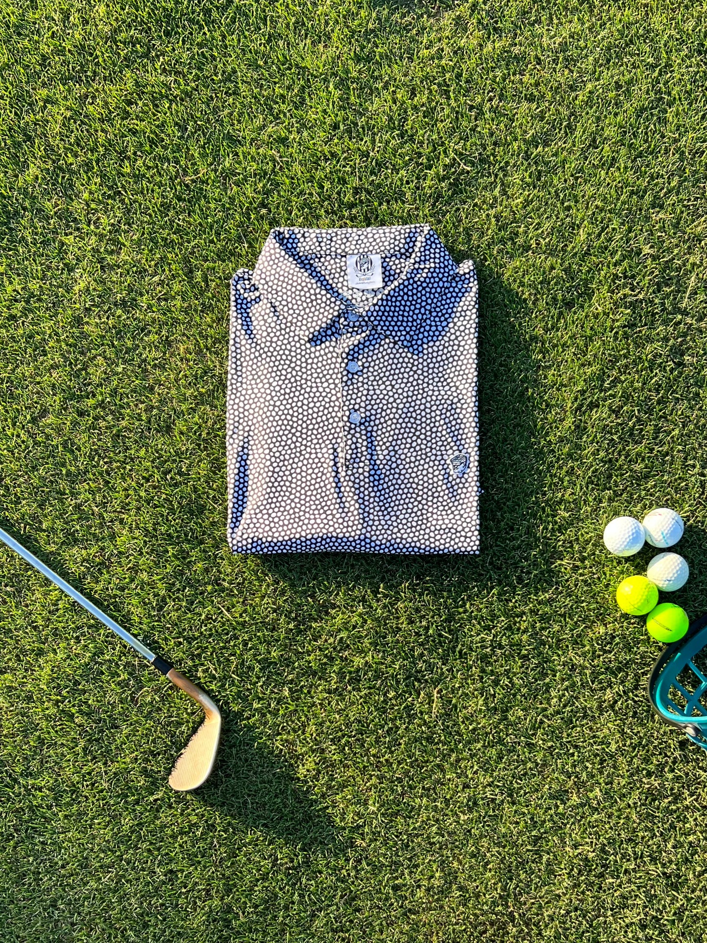 The Klepto Dot Polo - Midnight Black