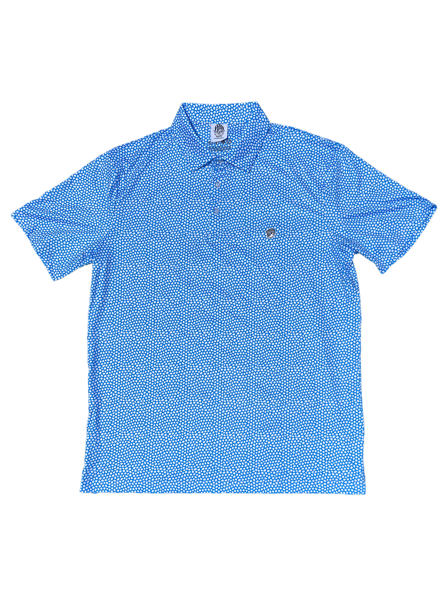 The Klepto Dot Polo - Sky Blue