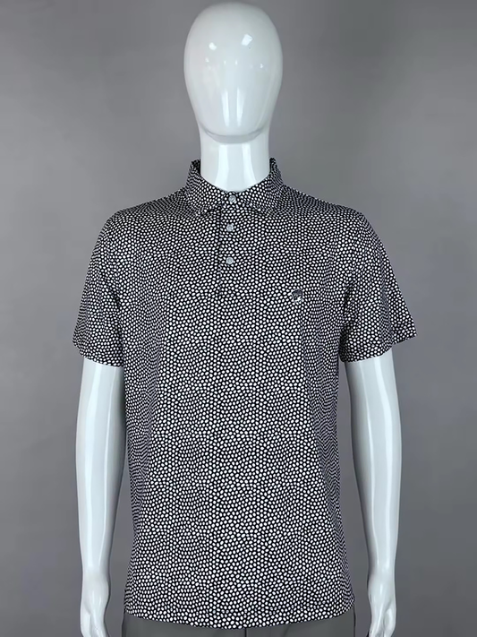 The Klepto Dot Polo - Midnight Black